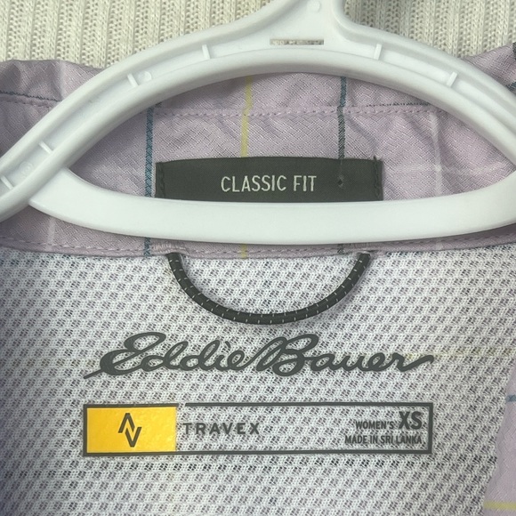 Eddie Bauer Size XS First Ascent Travex Button Shirt Classic Fit Plaid Outdoor - Picture 4 of 10